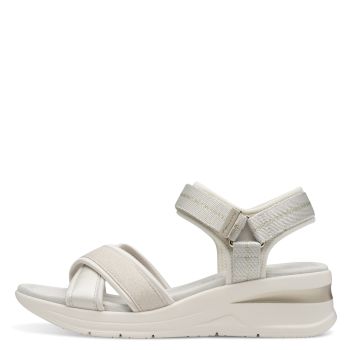 Дамски Сандали На Платформа TAMARIS - 1-28262-44-418 IVORY