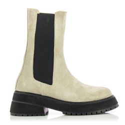 Women`s Flat Ankle Boots FABRIKA-9035  TAUPE