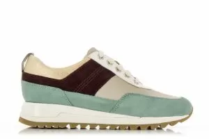 Дамски спортни обувки GEOX - d84aqb-green/creamss19