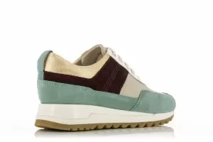 Дамски спортни обувки GEOX - d84aqb-green/creamss19