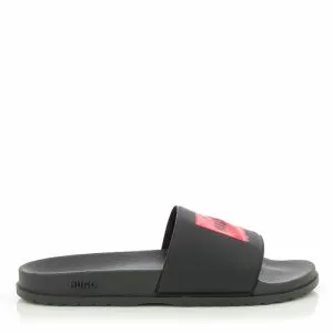 Men`s Sports Slippers HUGO-50459662  MatchSlid  black