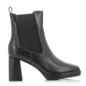Дамски Боти На Ток  QUEEN HELENA - ZM9227-BLACK PU
