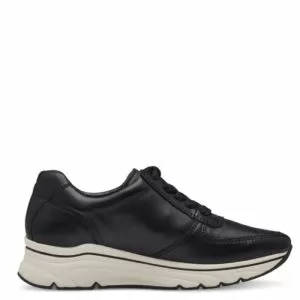 Women`s Sneakers TAMARIS-1-23711-42-003 BLACK LEATHER