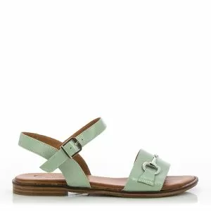 Women`s Flat Sandals CARLO FABIANI-030-51-2662 SUZZA MINT PATENT