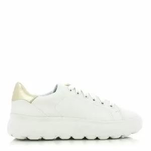 Дамски Сникърс GEOX - D35TCB 298 D SPHERICA EC4.1 WHITE/GOLD
