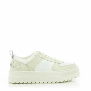 Дамски Сникърс HUGO - 50529811 LYSSA TENN FLY OPEN WHITE