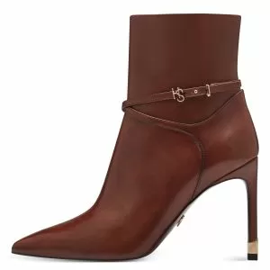 Дамски Боти На Ток TAMARIS - 1-25304-43-305  COGNAC