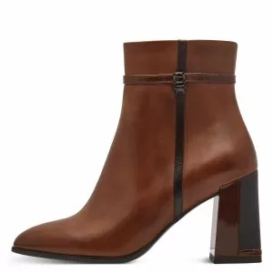 Дамски Боти На Ток TAMARIS-1-25024-43-398  BROWN COMB