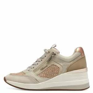 Woman`s Sneakers TAMARIS-1-23703-41-454 IVORY STRUCT.