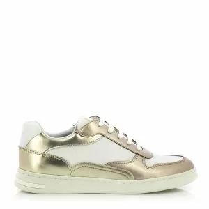 Womwn`s Sneakers GEOX-D551BC D JAYSEN WHITE/CHAMPAGNE