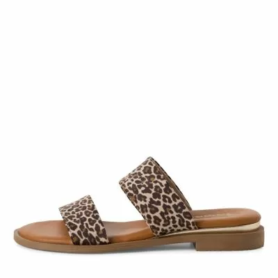Дамски Равни Чехли TAMARIS - 1-27112-44-360 LEOPARD