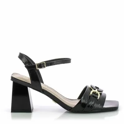 Дамски Сандали На Ток DONNA ITALIANA-11659-652-665 BRINDISI VZ FRENCH BLACK
