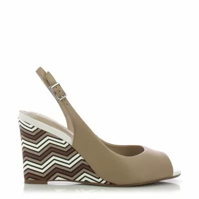 Дамски Сандали На Платформа DONNA ITALIANA-5554-203-237 TALLIN TAUPE