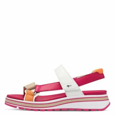 Дамски Сандали На Платформа TAMARIS - 1-28267-44-595 FUXIA COMB