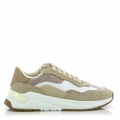 Дамски Сникърс BOSS - 50541617 SKYLAR RUNN MXTH MEDIUM BEIGE