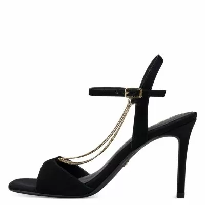Woman`s Heeled Sandals TAMARIS-1-28004-44-001 BLACK