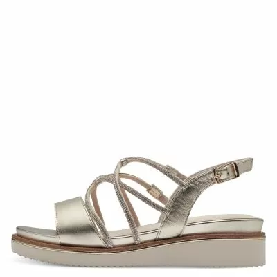 Women`s Sandals On Platform TAMARIS-1-28257-42-933 LIGHT GOLD