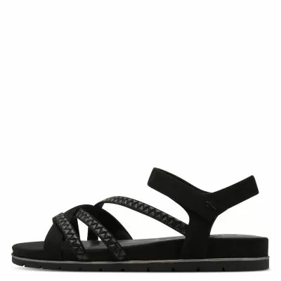 Дамски Равни Сандали  TAMARIS-1-28152-44-001 BLACK