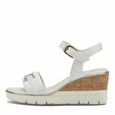Women`s Sandals On Platform TAMARIS-1-28702-42-100 WHITE
