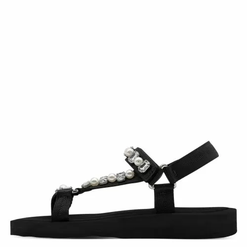 Дамски Равни Сандали  TAMARIS - 1-28269-44-043 BLACK GLAM