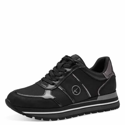 Woman`s Sneakers TAMARIS-1-23727-42-098 BLACK COMB