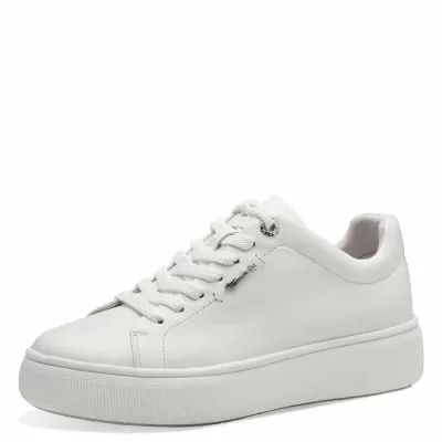 Woman`s Sneakers TAMARIS-1-23736-42-117 WHITE LEATHER