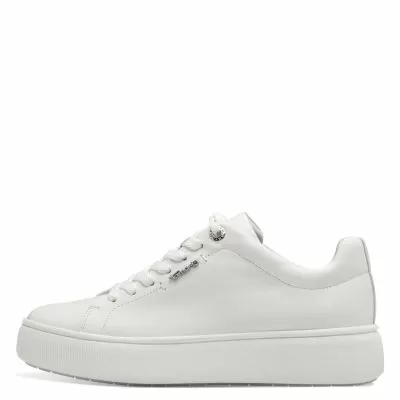Woman`s Sneakers TAMARIS-1-23736-42-117 WHITE LEATHER
