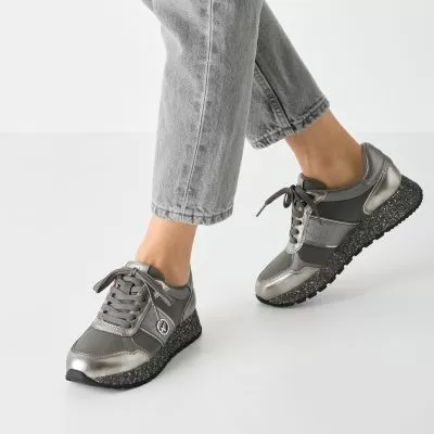 Woman`s Sneakers TAMARIS-1-23727-42-919 SILVER GLAM