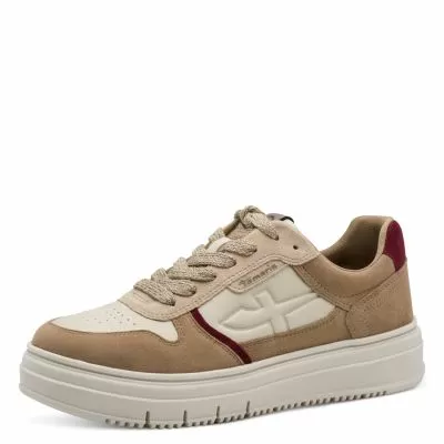 Woman`s Sneakers TAMARIS-1-23746-43-313 CAMEL COMB