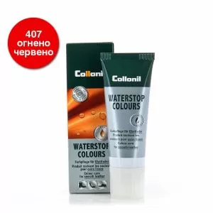 Крем-боя за обувки COLLONIL огнено червена