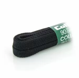 Плоски връзки за обувки 90 см COLLONIL черни
