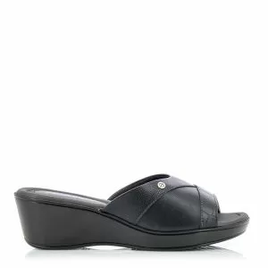 Дамски Чехли Комфорт  PICCADILLY - 54028000000002 CROCO PRETO