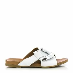 Дамски Равни Чехли  CARLO FABIANI - 030-02-1589  WHITE