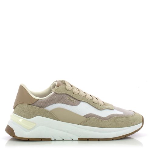 Дамски Сникърс BOSS-50541617 SKYLAR RUNN MXTH MEDIUM BEIGE