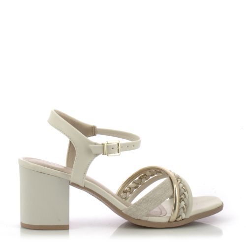 Дамски Сандали На Ток RAMARIM - 2431206 COCONUT/GOLD/NATURAL