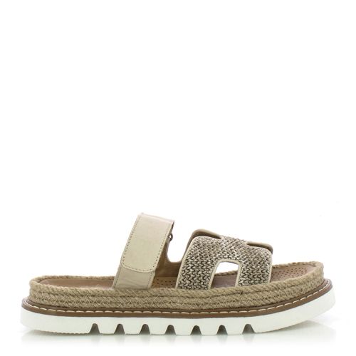 Дамски Равни Чехли CARLO FABIANI-229-122 BEIGE