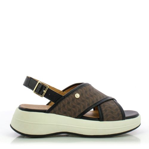 Дамски Сандали На Платформа GEOX - D550VB D SPHERICA ECUB-3 S BROWN/BLACK