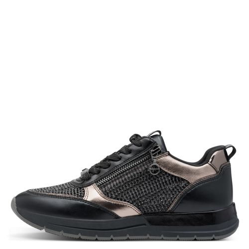 Woman`s Sneakers TAMARIS-1-23832-44-043 BLACK GLAM