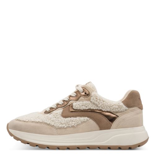 Дамски Сникърс TAMARIS - 1-23795-45-401 BEIGE SUEDE