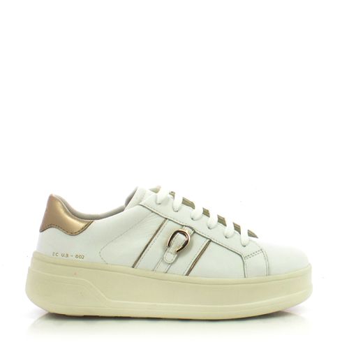 Дамски Сникърс GEOX - D56WVB D SPHERICA WHITE/LT GOLD