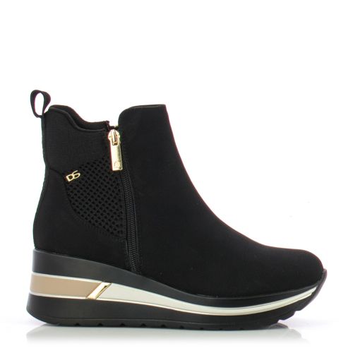 Дамски Боти На Платформа Donna Serena-2N5720DM NERO/PLATINO