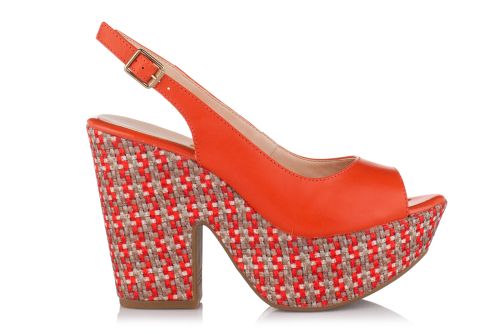 Дамски сандали с висок масивен ток Bottero - 240203-laranjass16