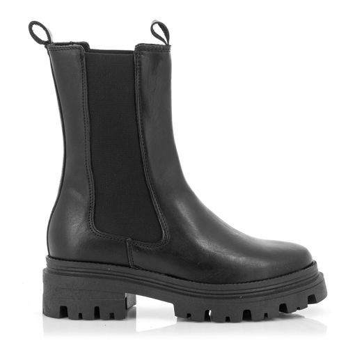 Дамски Равни Боти  TAMARIS - 1-1-25498-29 003  BLACK LEATHER