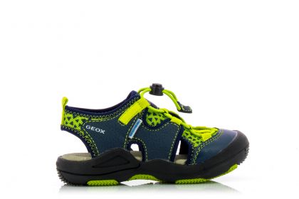 Детски сандали момче GEOX - j92e1b-lime/bluess19