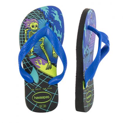 Детски чехли момче HAVAIANAS - 4000054-preto/azul201