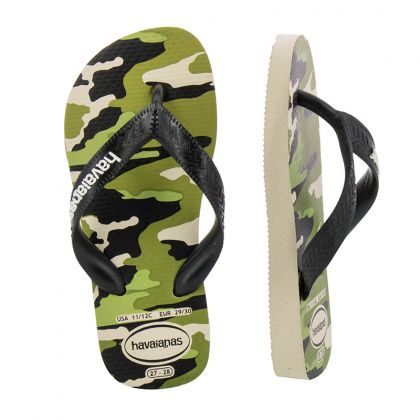 Детски чехли момче HAVAIANAS - 4141398-bege/preto201