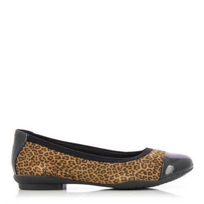 Дамски балерини CLARKS - 26154003-leopard202