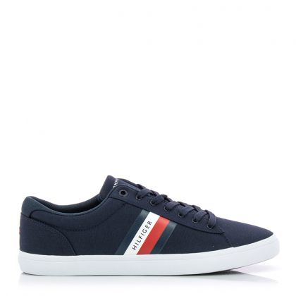 Мъжки гуменки TOMMY HILFIGER - FM0FM03389DW5 essential stripes detail sneaker Desert Sky