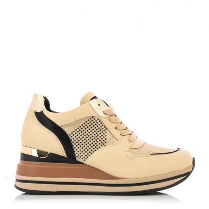 Дамски сникърс QUEEN HELENA - X25-23  BEIGE