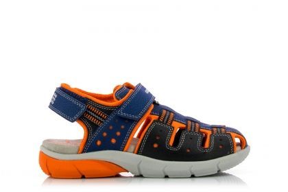 Детски сандали момче GEOX - j929dd-navy/orangess19